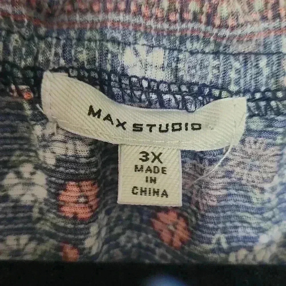 MaxStudio Women's Plus Size Blouse Size 3x - Picture 7 of 9